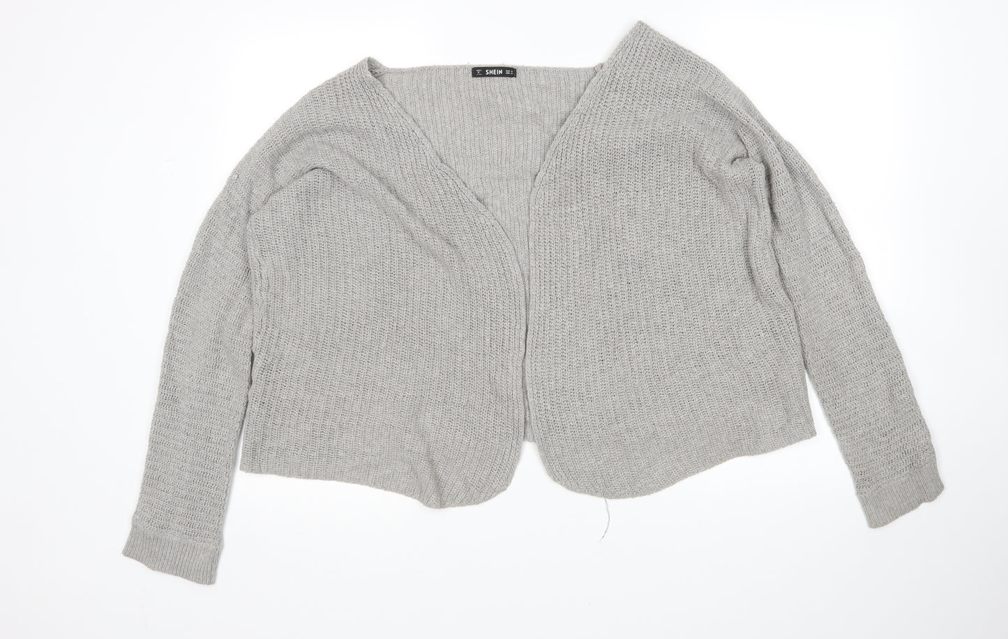 SheIn Womens Grey   Cardigan Jumper Size M