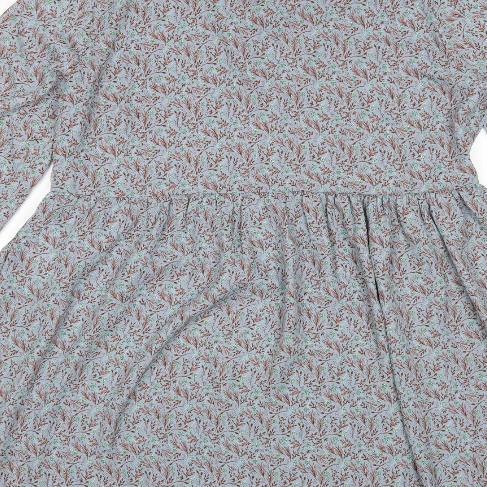 Jacqueline de Yong Womens Multicoloured Floral  A-Line  Size 12