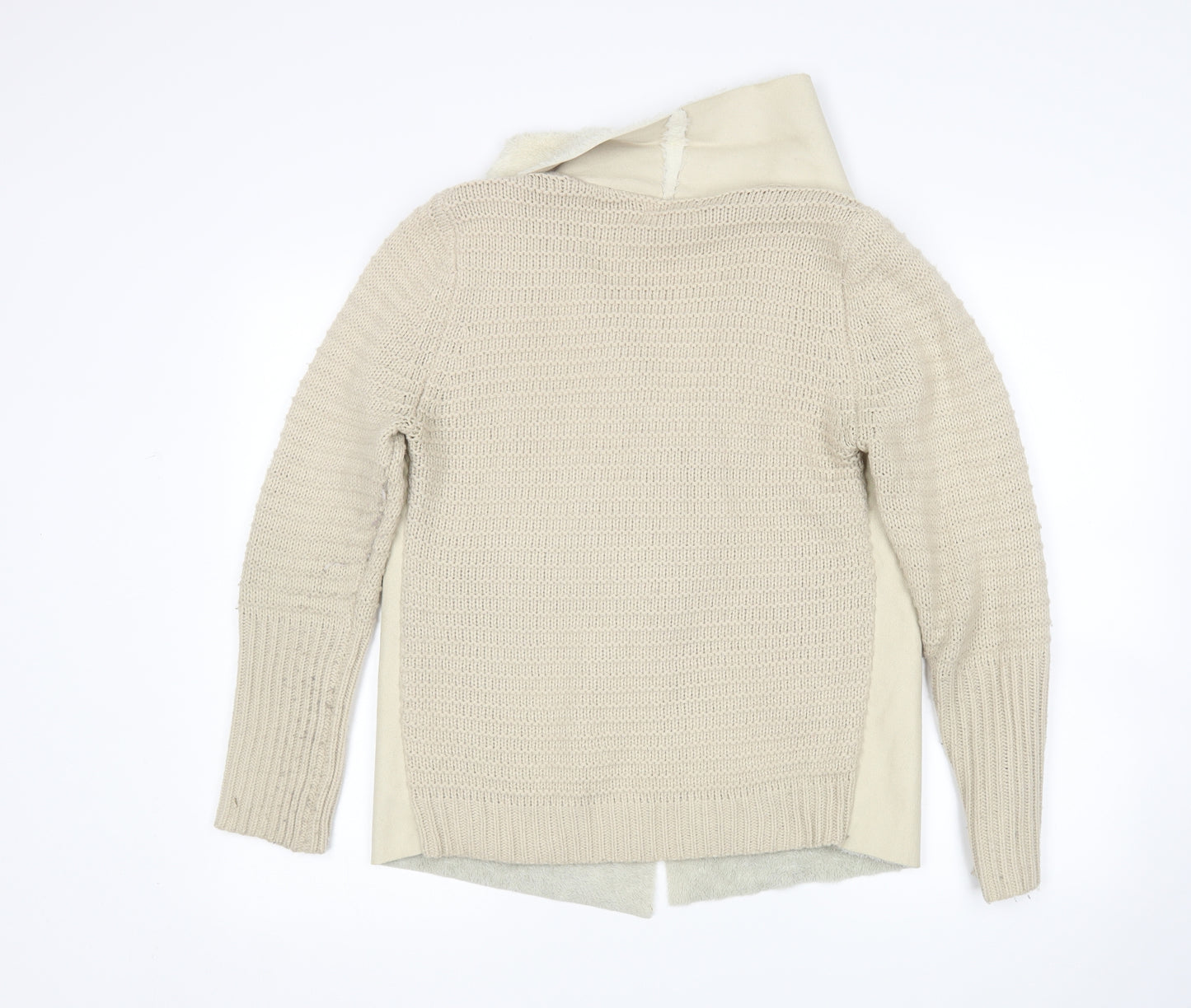 F&P Womens Beige   Cardigan Jumper One Size