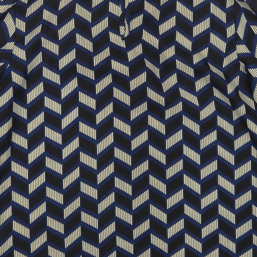 Stella Morgan Womens Multicoloured Herringbone  Basic Blouse Size 10