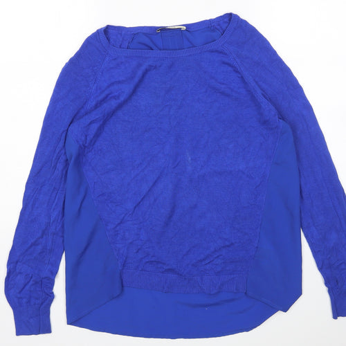 Oasis Womens Blue   Pullover Jumper Size S