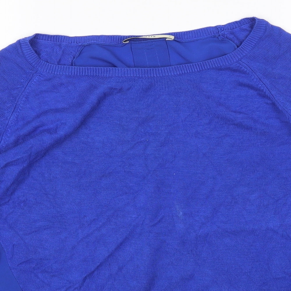 Oasis Womens Blue   Pullover Jumper Size S