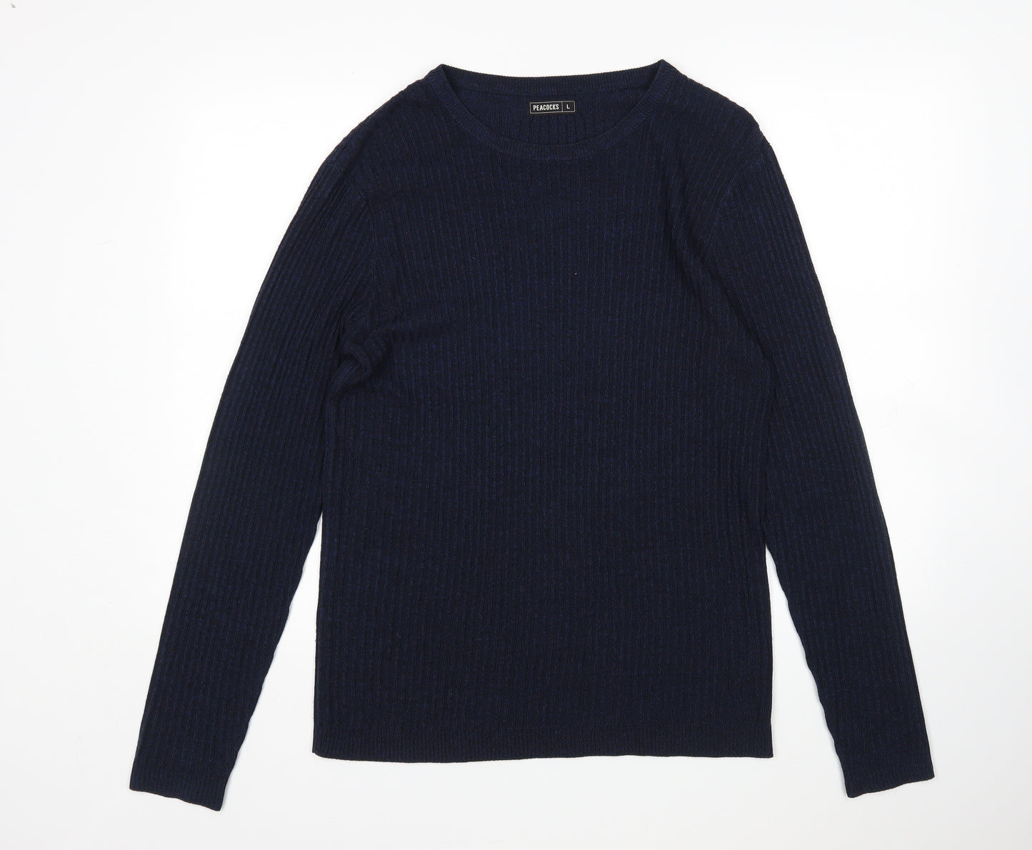 Peacocks Mens Blue   Pullover Jumper Size L
