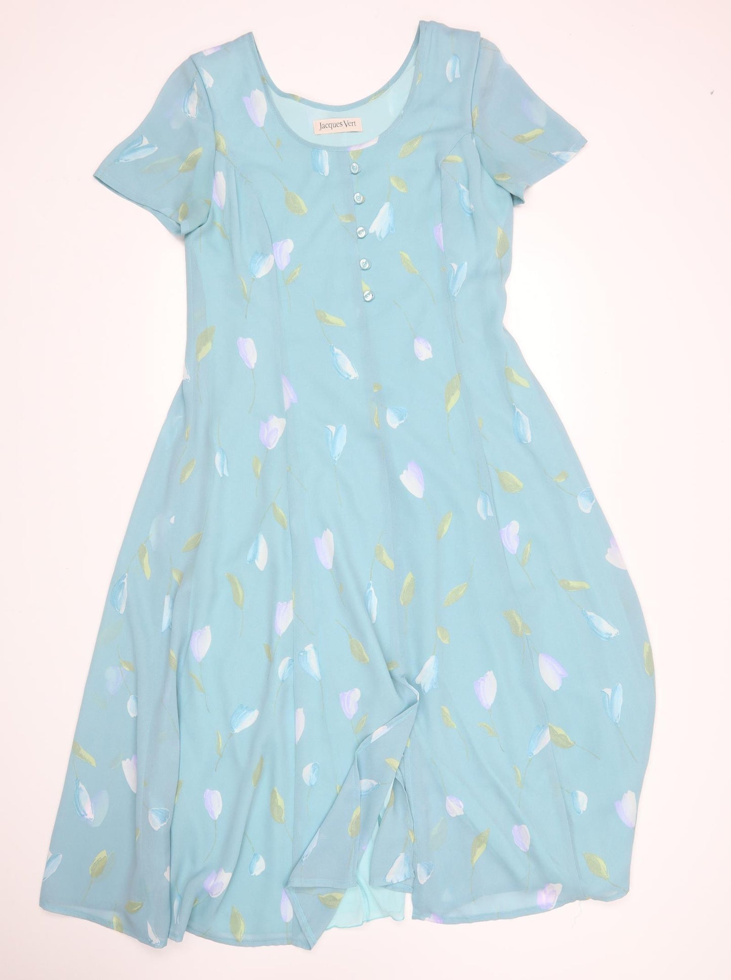 Jacques Vert Womens Multicoloured Floral  A-Line  Size 14