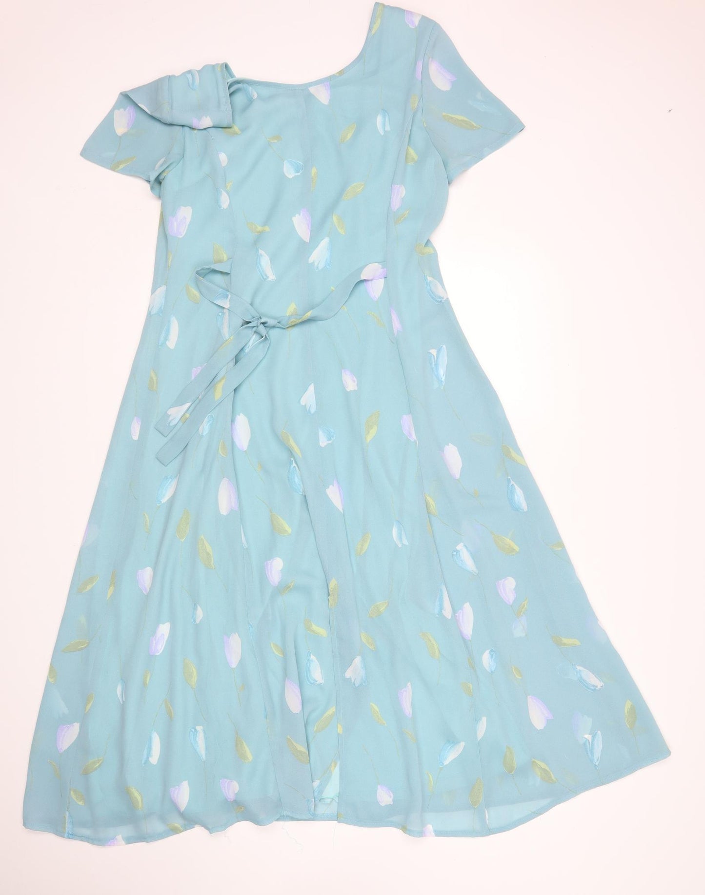 Jacques Vert Womens Multicoloured Floral  A-Line  Size 14