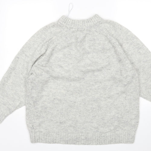 New Look Womens Grey   Pullover Jumper Size M
