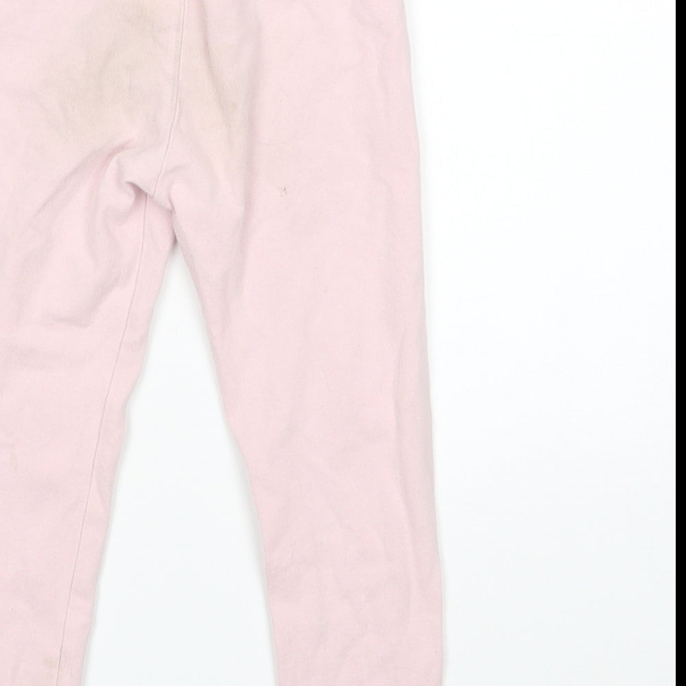 George Girls Pink   Sweatpants Trousers Size 3-4 Years