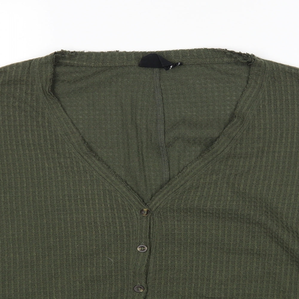 Urban Outfitters Womens Green   Cardigan Jumper Size S