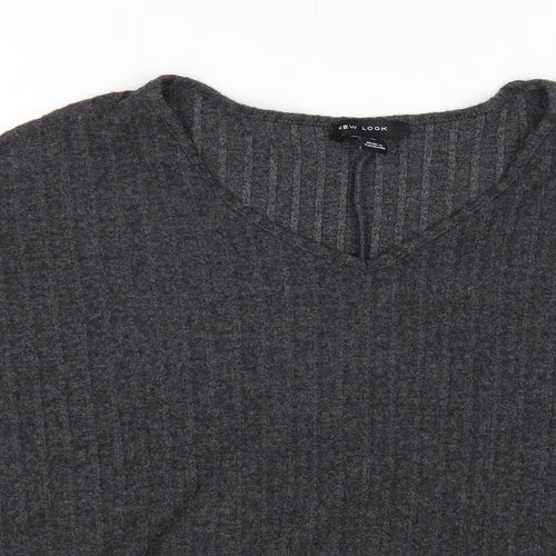 New Look Womens Grey   Pullover Jumper Size M