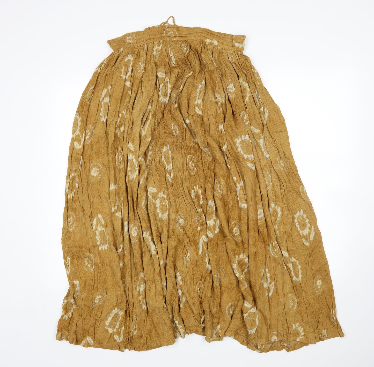 SMW Womens Beige Floral  A-Line Skirt One Size