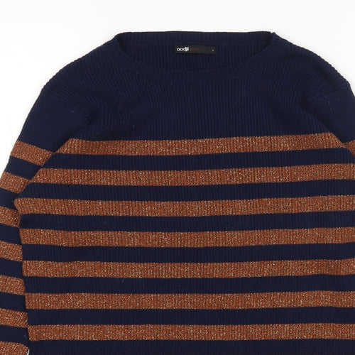 Oodji Womens Multicoloured Striped  Pullover Jumper Size L