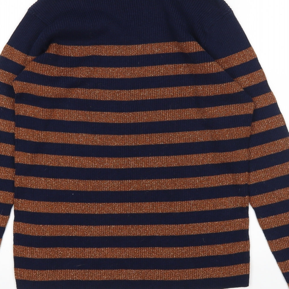Oodji Womens Multicoloured Striped  Pullover Jumper Size L