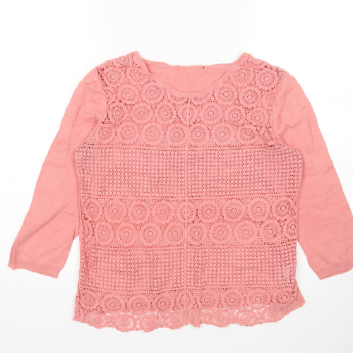 George Womens Pink   Pullover Jumper Size 12