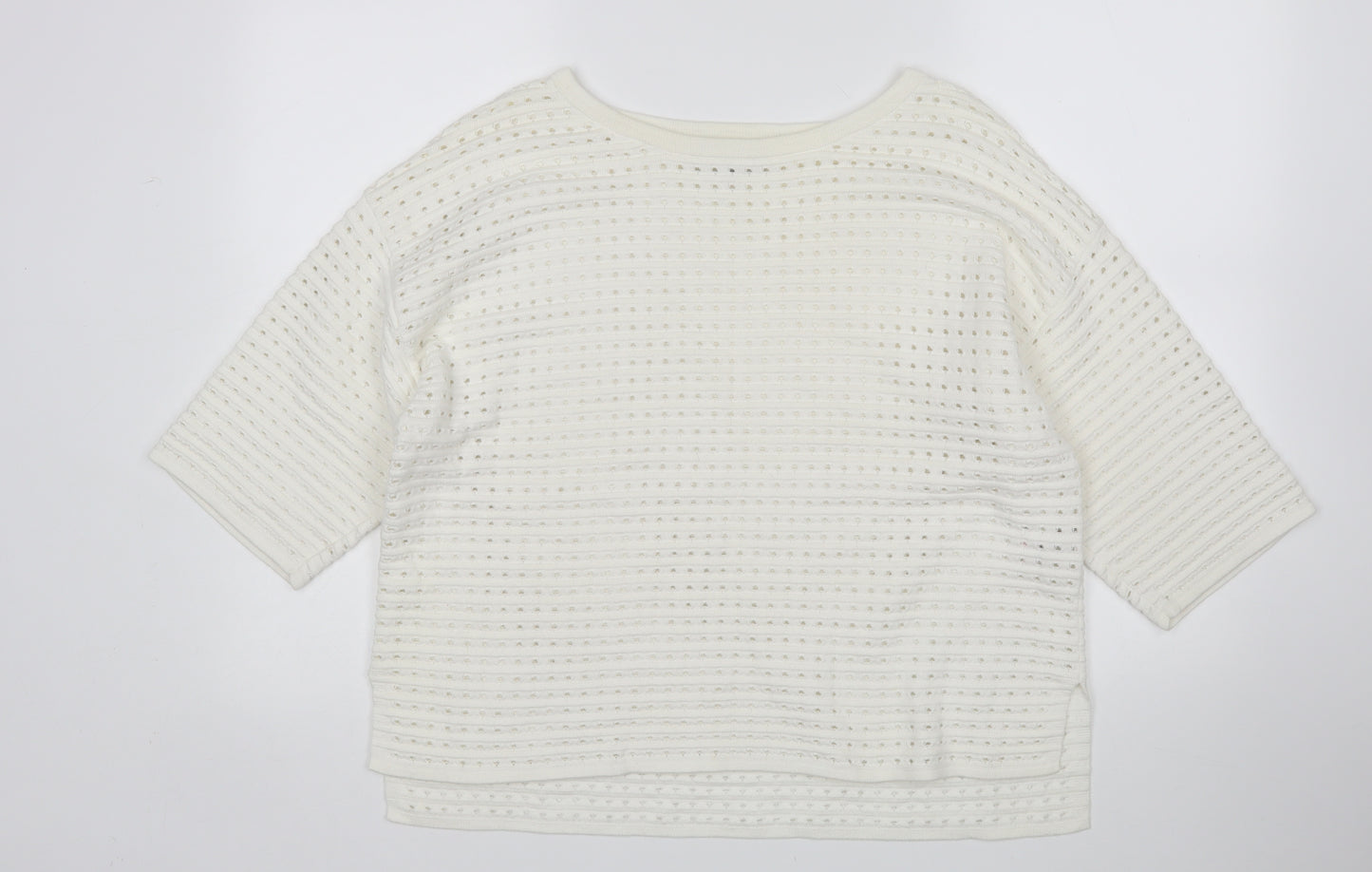 NEXT Womens White   Pullover Jumper Size 14