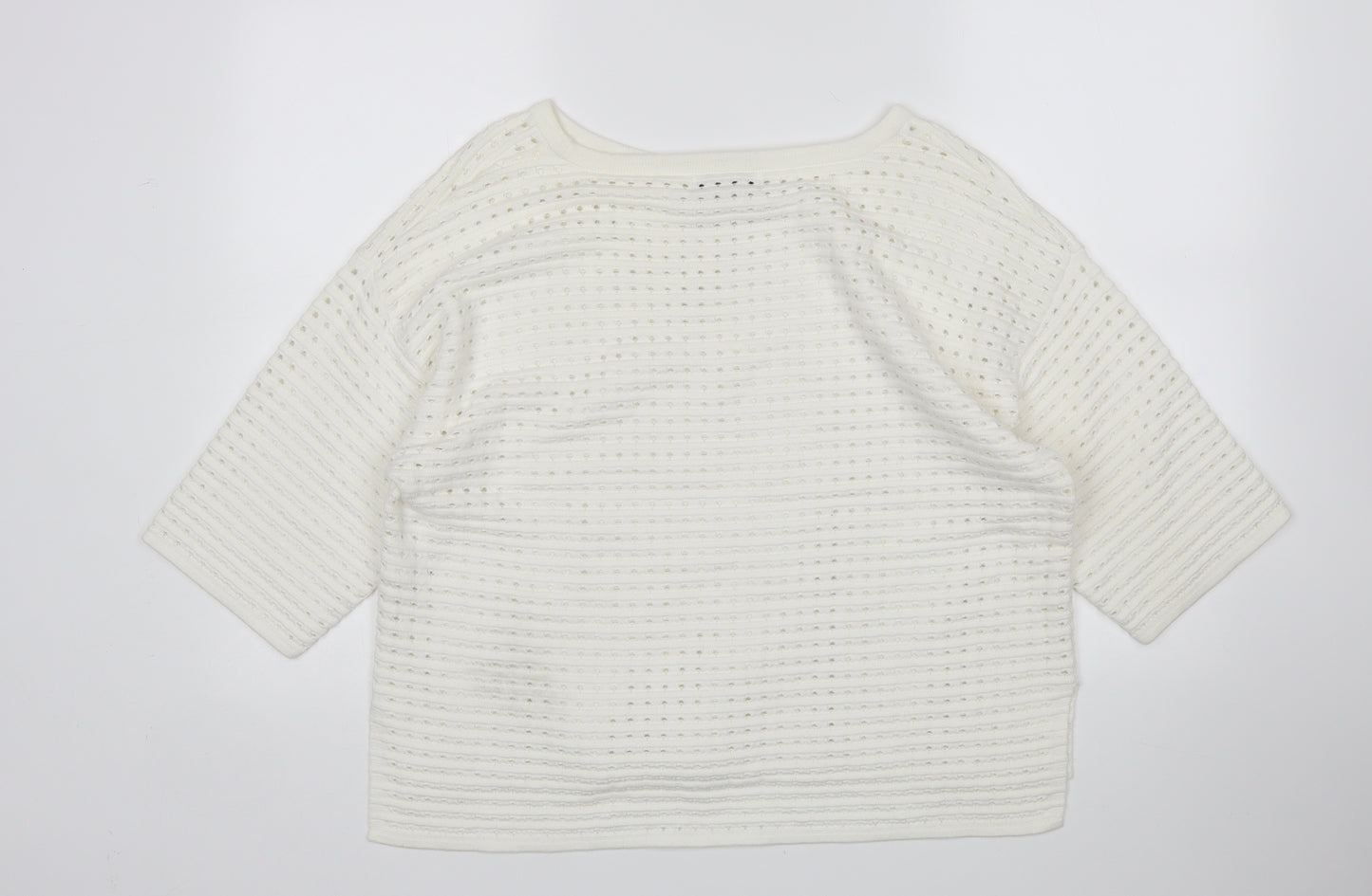 NEXT Womens White   Pullover Jumper Size 14