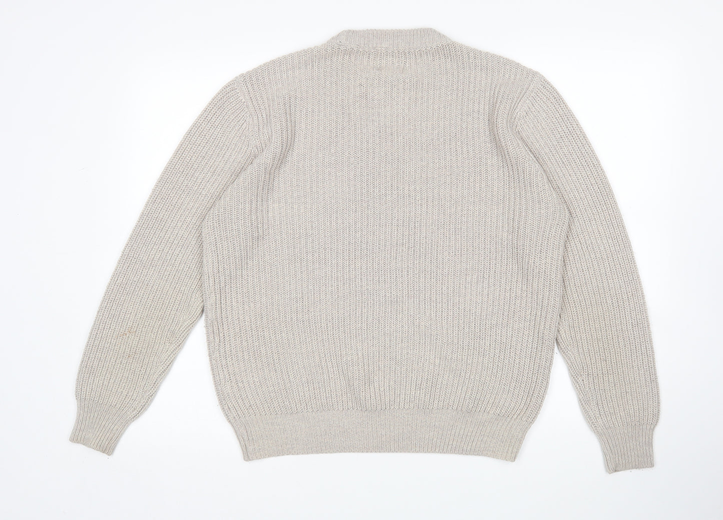 George Mens Beige   Pullover Jumper Size L