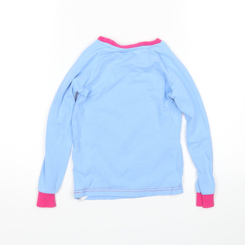 character.com Girls Blue   Top Pyjama Top Size 7 Years  - trolls