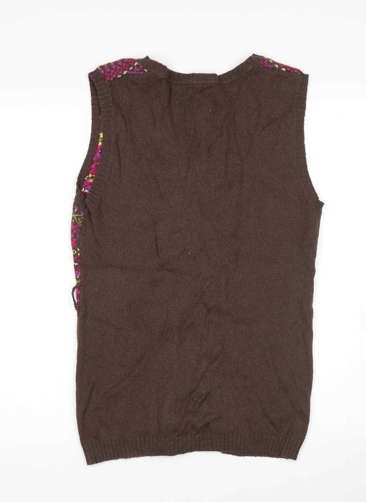 Ness Womens Multicoloured Argyle/Diamond  Cardigan Jumper Size S