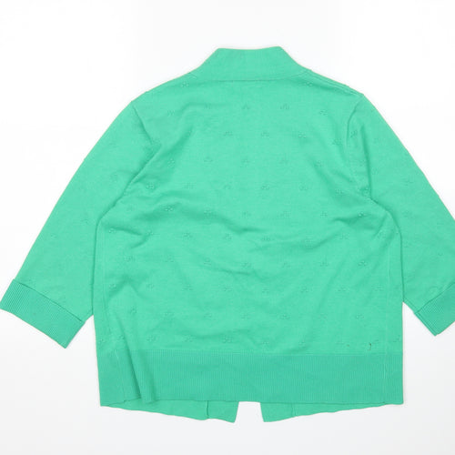 Hepburn Womens Green   Cardigan Jumper Size S