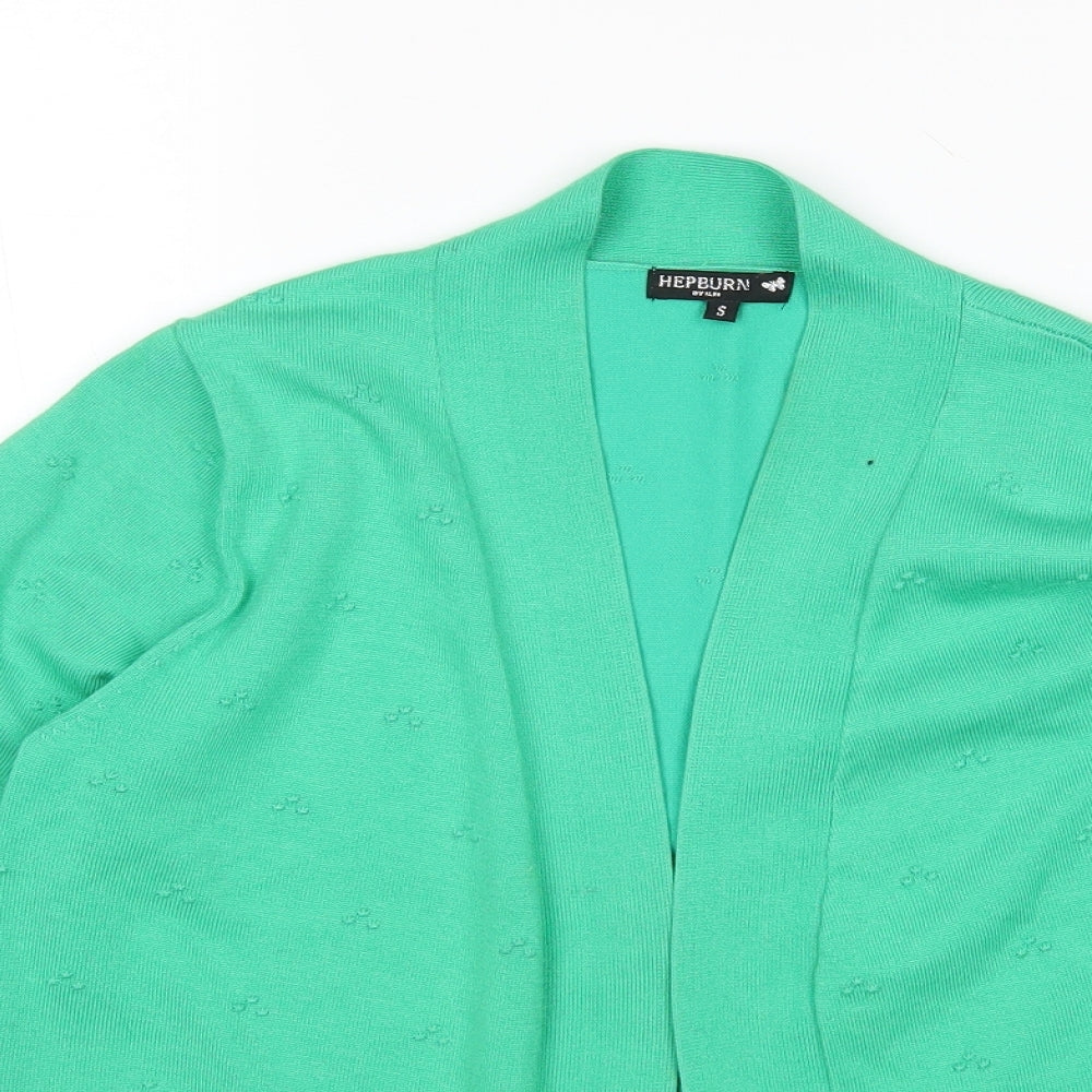 Hepburn Womens Green   Cardigan Jumper Size S