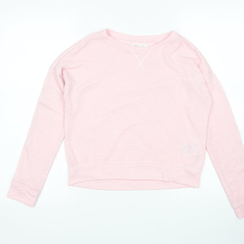 H&M Girls Pink   Pullover Sweatshirt Size 11-12 Years