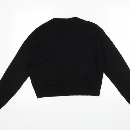 H&M Womens Black   Pullover Jumper Size XS