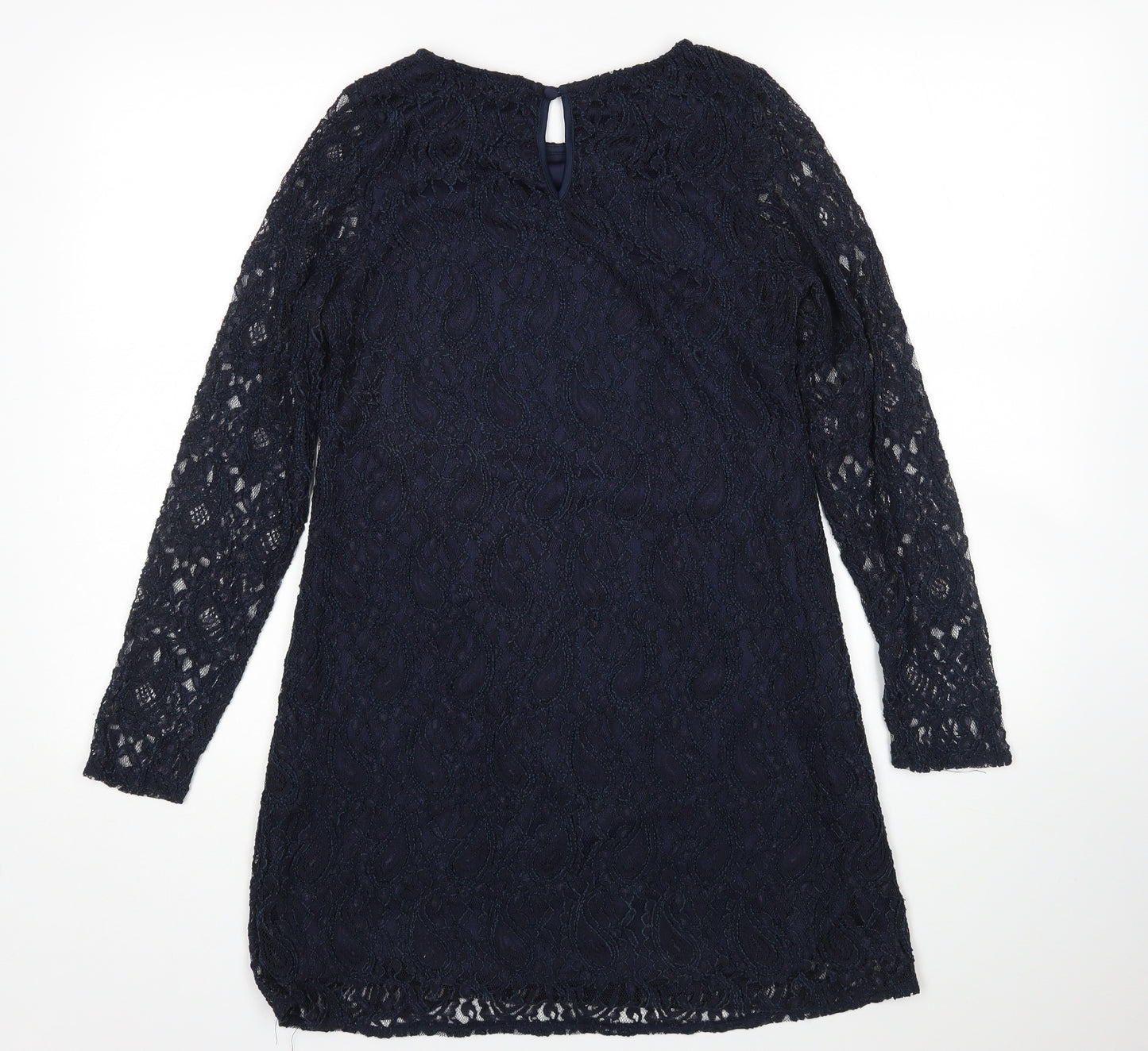 Glamorous Womens Blue Paisley  A-Line  Size 12