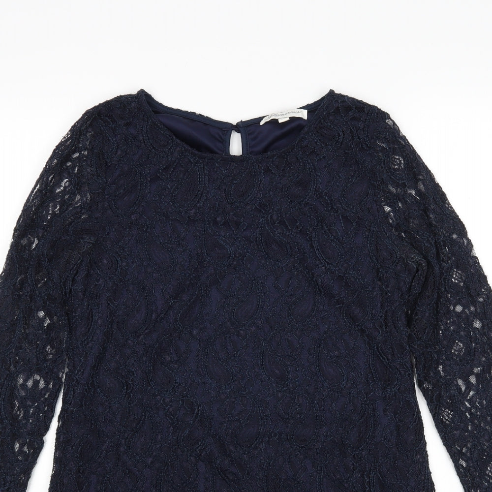 Glamorous Womens Blue Paisley  A-Line  Size 12