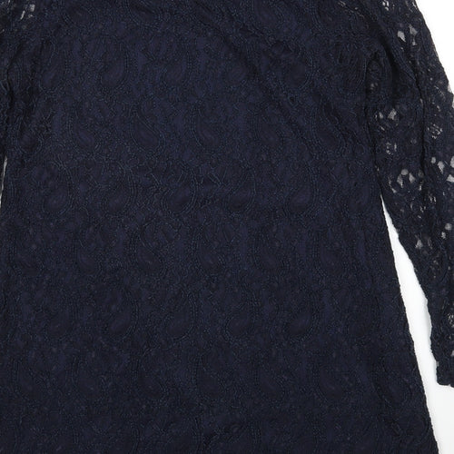 Glamorous Womens Blue Paisley  A-Line  Size 12