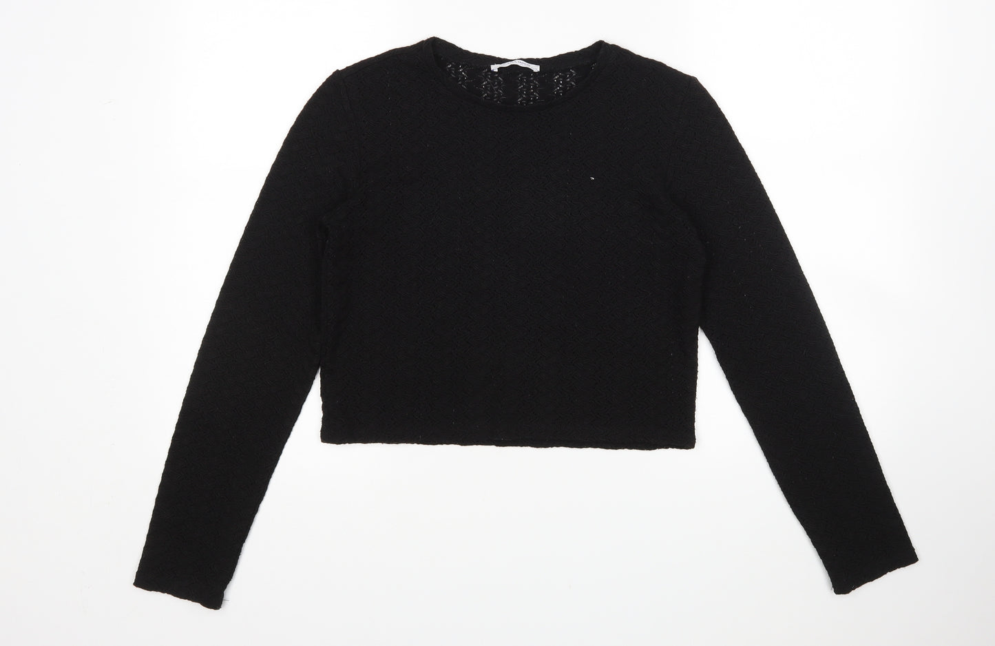 Zara Womens Black   Pullover Jumper Size M
