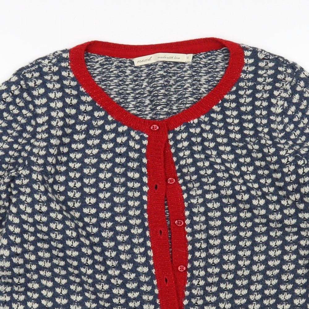 NEXT Womens Multicoloured   Cardigan Jumper Size 10