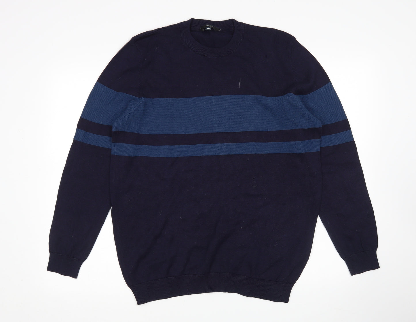 George Mens Blue   Pullover Jumper Size M