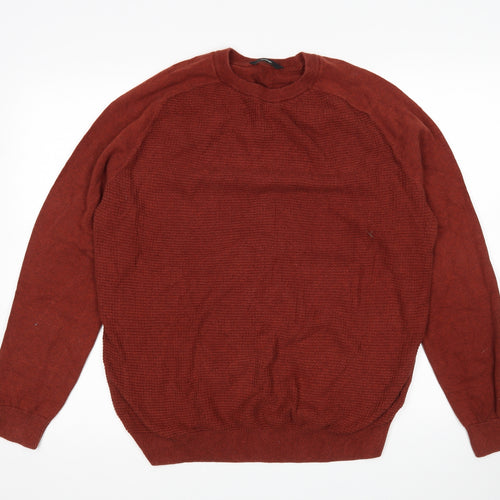 George Mens Brown   Pullover Jumper Size L