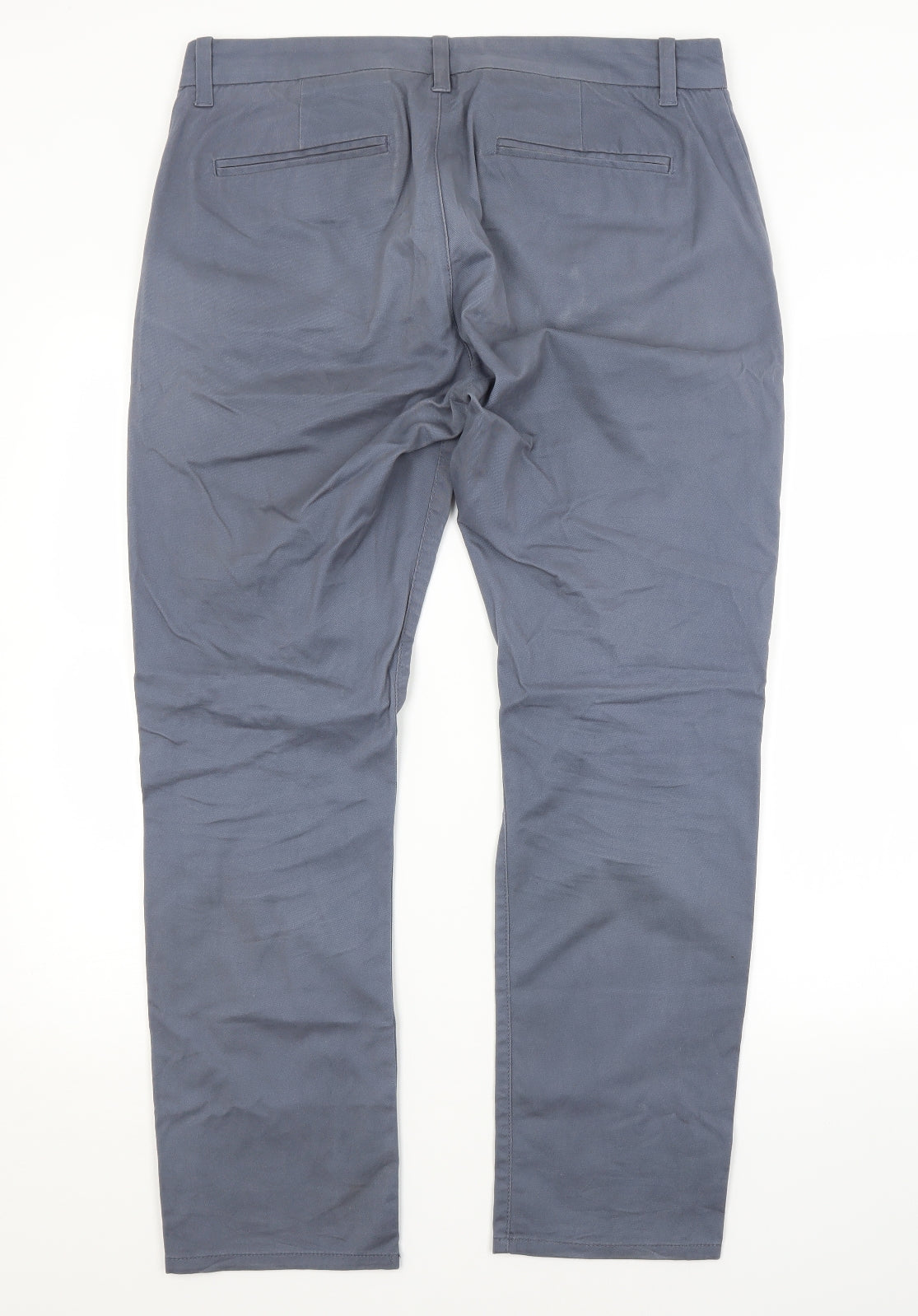 TU Mens Blue   Chino Trousers Size 34 in L30 in