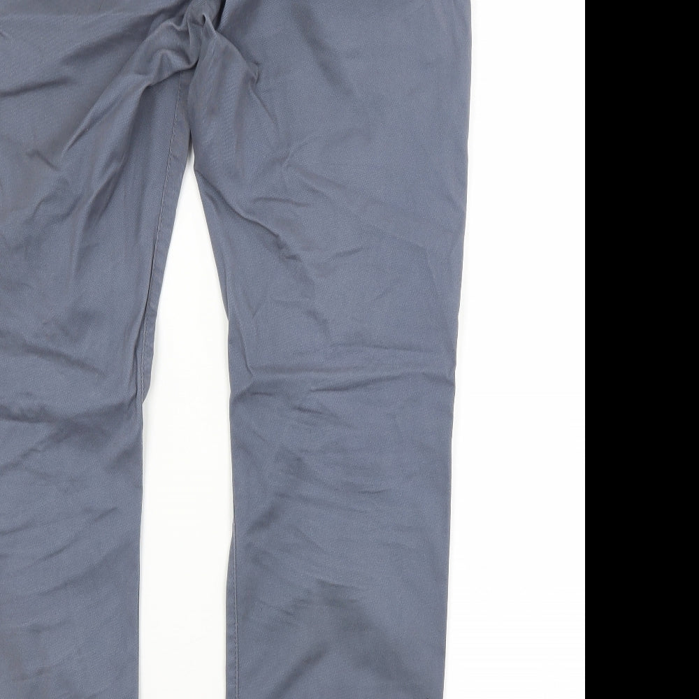 TU Mens Blue   Chino Trousers Size 34 in L30 in