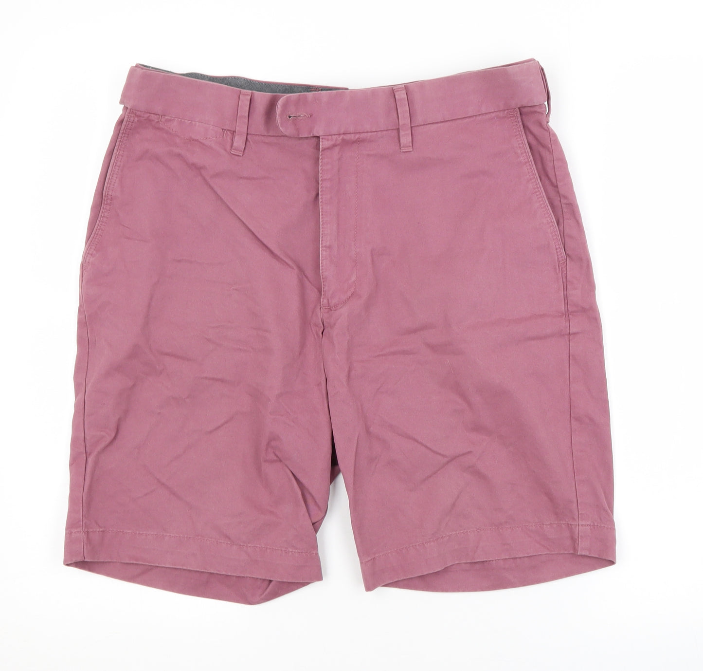 M&S Mens Pink   Chino Shorts Size 34 in