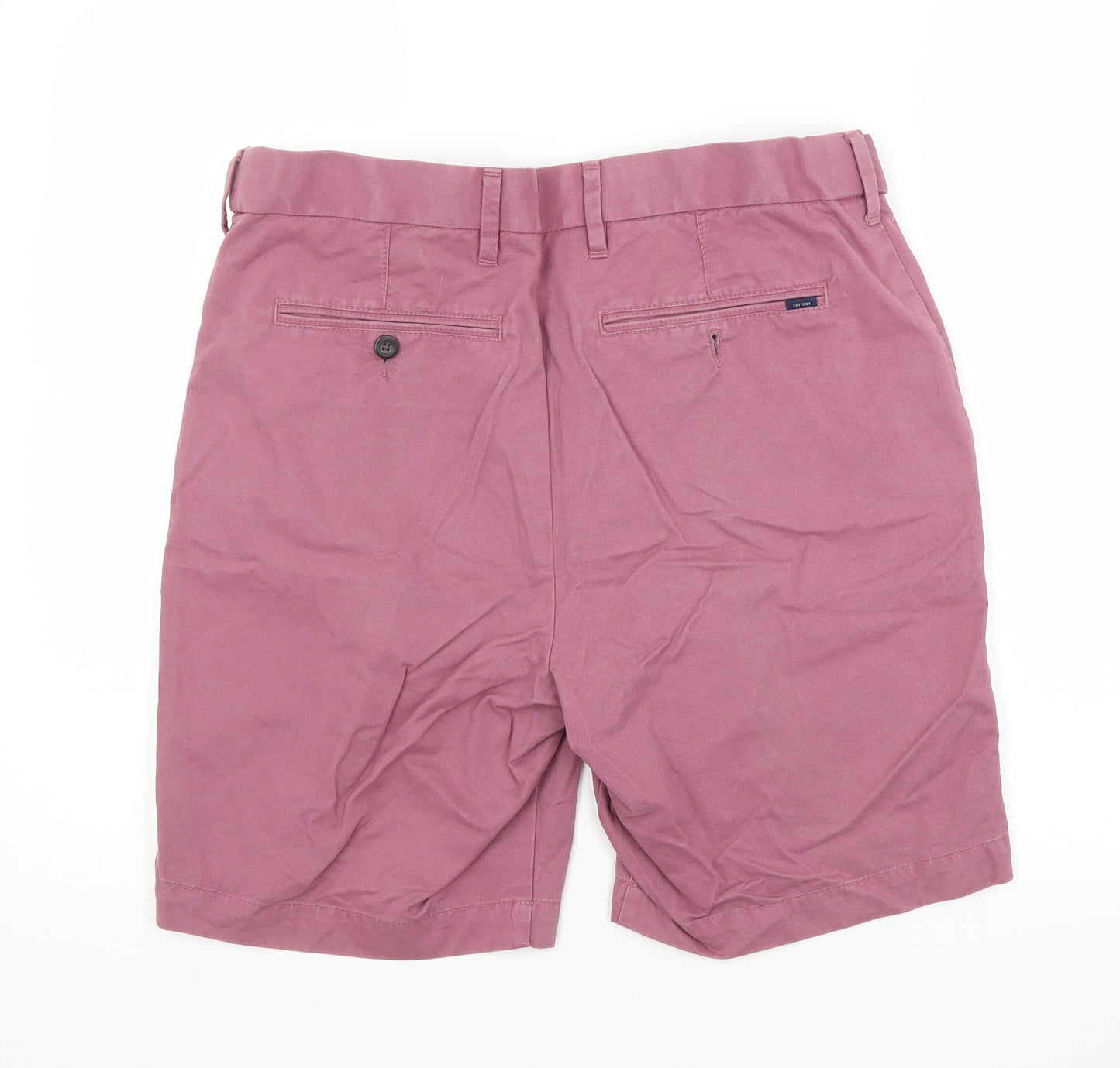 M&S Mens Pink   Chino Shorts Size 34 in