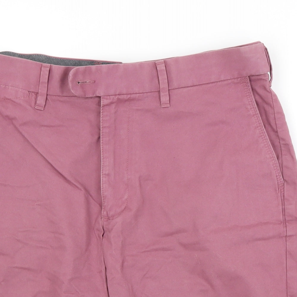 M&S Mens Pink   Chino Shorts Size 34 in
