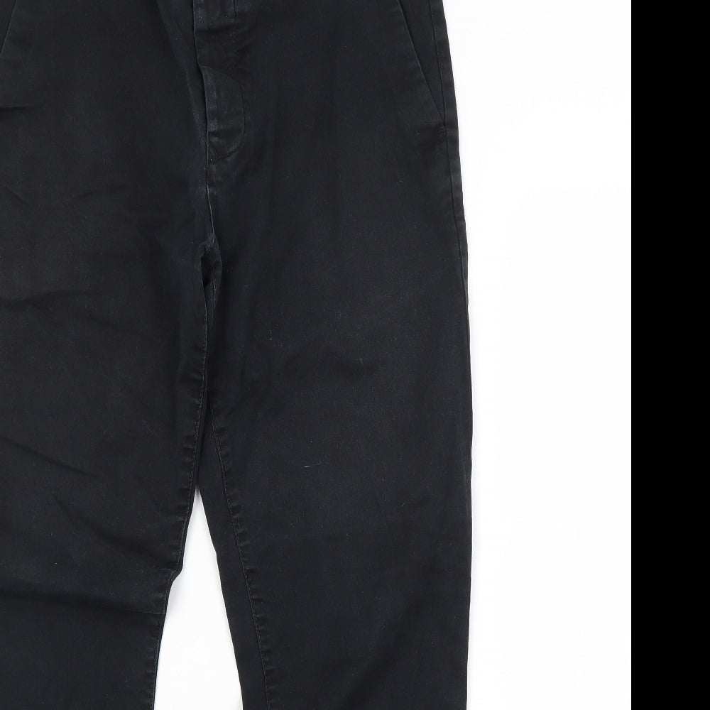 NEXT Mens Black   Chino Trousers Size 34 in L31 in