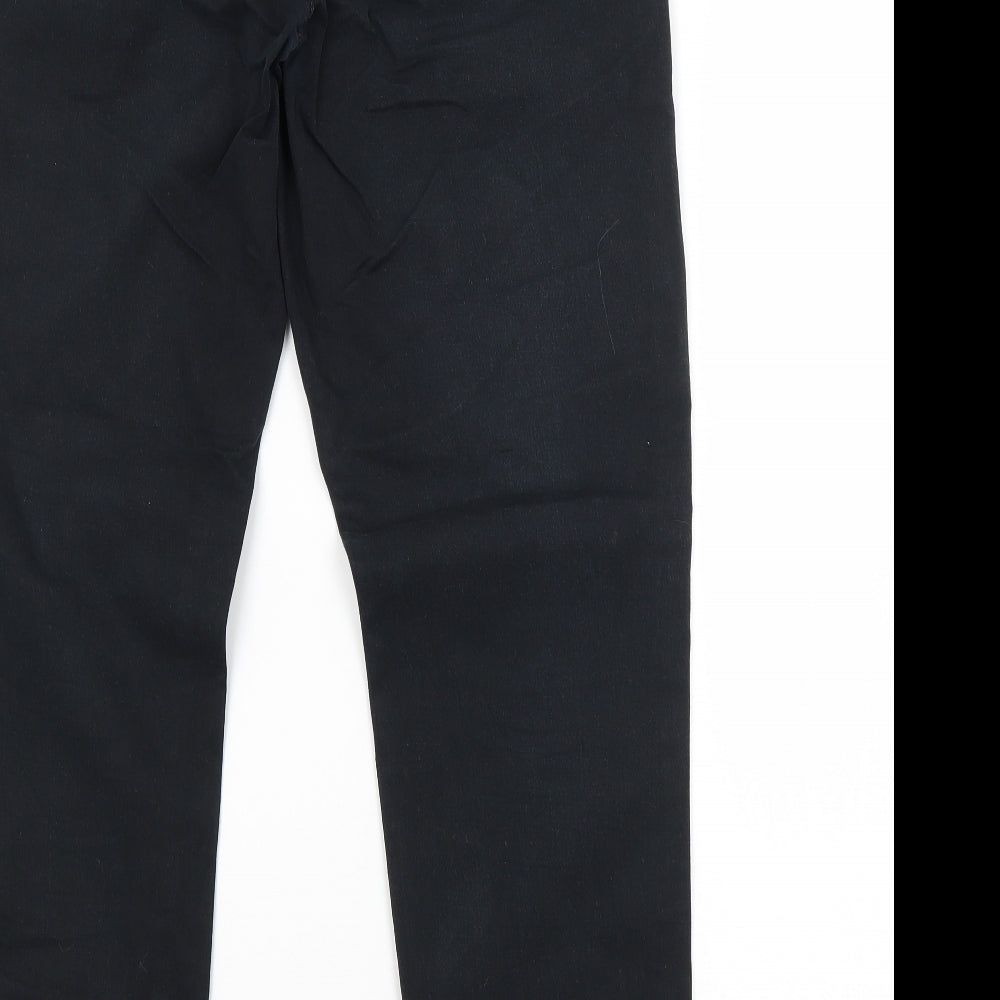 NEXT Mens Black   Chino Trousers Size 34 in L31 in