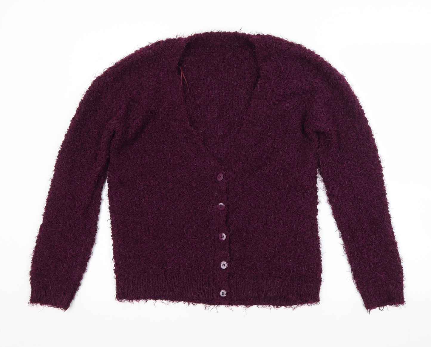 Preworn Womens Purple   Cardigan Jumper Size 12