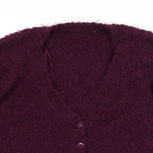 Preworn Womens Purple   Cardigan Jumper Size 12