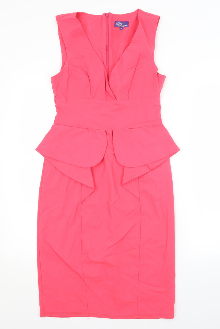 Preworn Womens Pink   Pencil Dress  Size 12