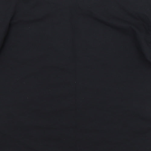 George Girls Black   Basic T-Shirt Size 5-6 Years