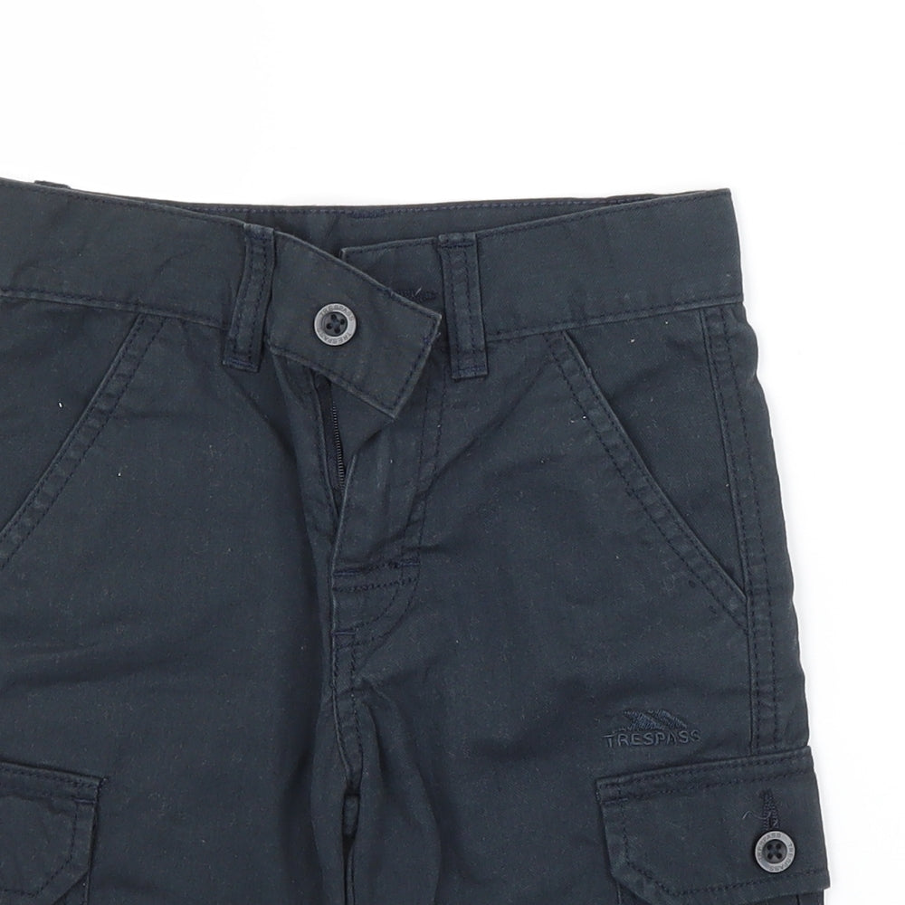 Trespass Boys Blue   Cargo Shorts Size 5-6 Years