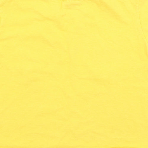 Fruit of the Loom Girls Yellow   Basic T-Shirt Size 2-3 Years