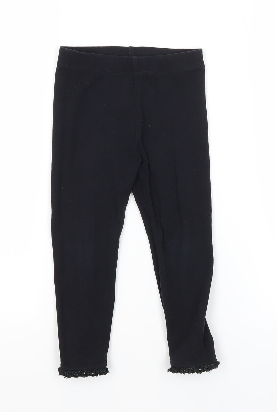 NEXT Girls Black   Capri Trousers Size 2-3 Years