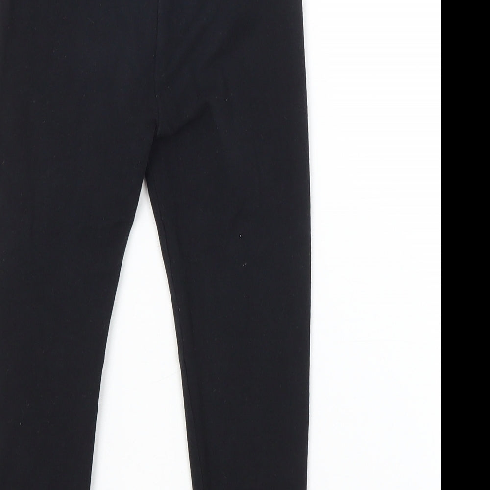NEXT Girls Black   Capri Trousers Size 2-3 Years