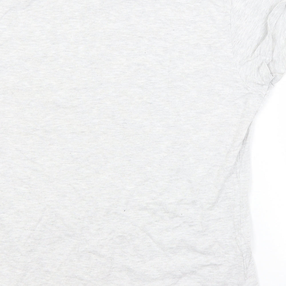 Preworn Womens Grey   Basic T-Shirt Size 14  - FRIENDS