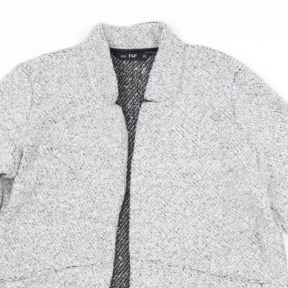 F&F Womens Grey   Jacket  Size 12